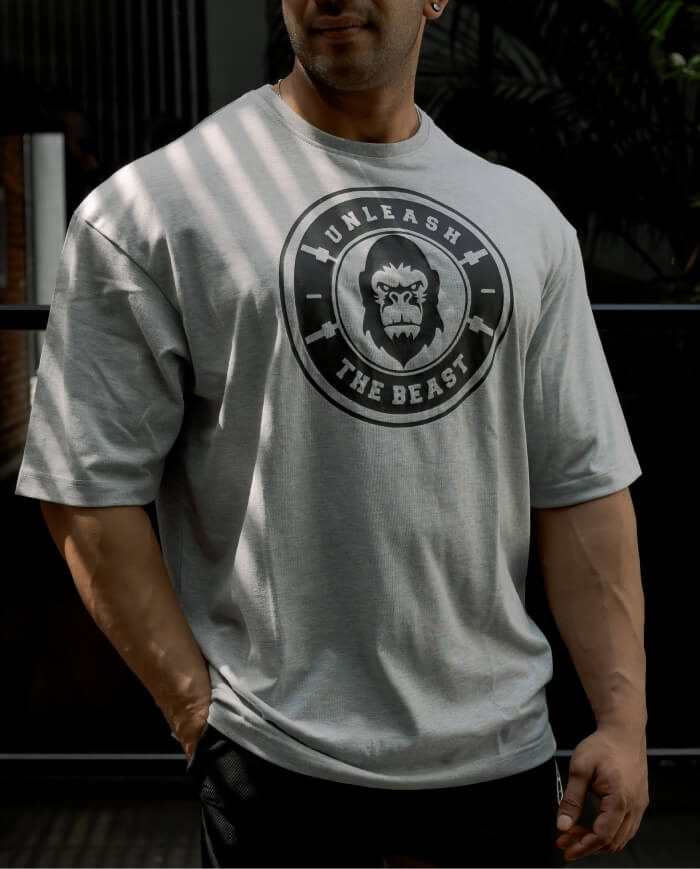 UB SIGNATURE OVERSIZED TEE &#8211; GRANITE 2