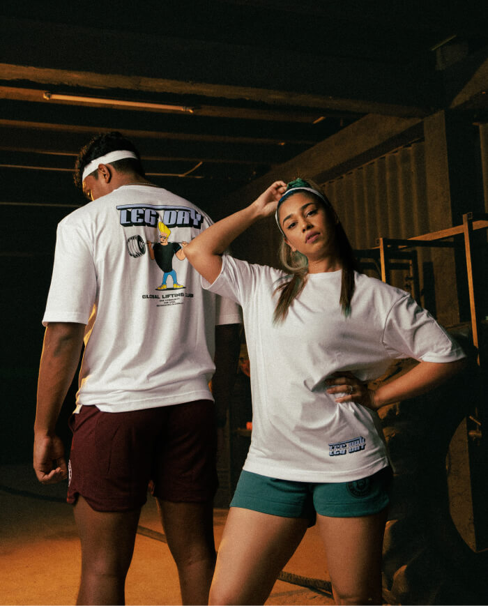 TOON SERIES &#8211; LEG DAY OVERSIZED TEE 1