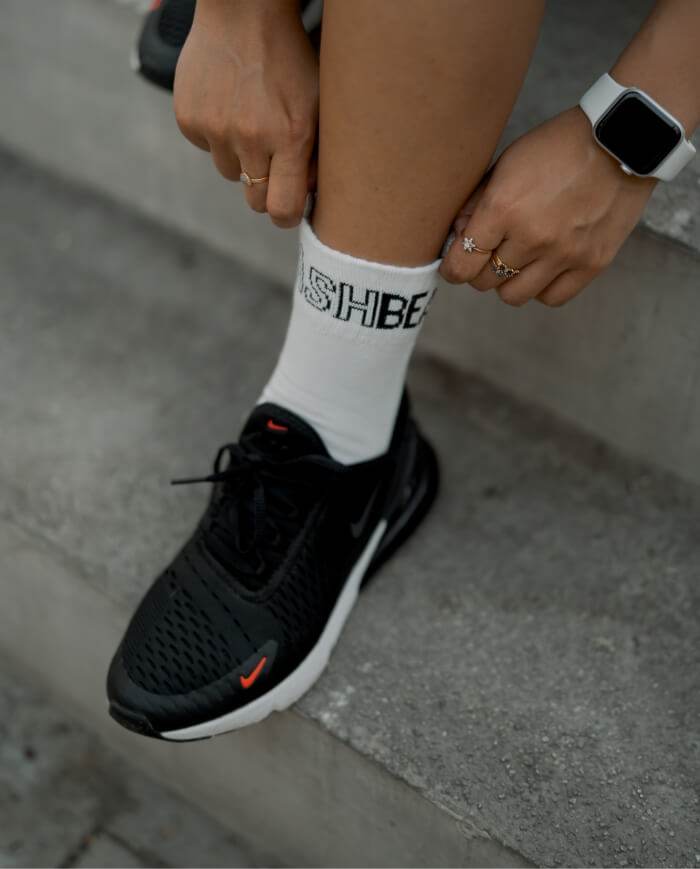 TRAINER SOCKS WHITE3