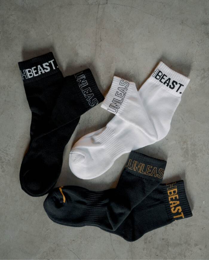 TRAINER SOCKS BLACK-YELLOW