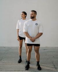 UB HYBRID OVERSIZED TEE – WHITE – 3