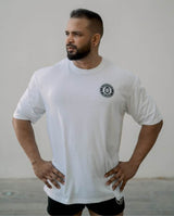 UB HYBRID OVERSIZED TEE – WHITE – 1