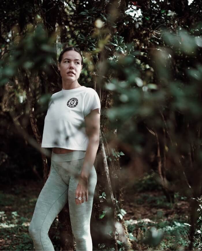 UB SIGNATURE CROP &#8211; WHITE