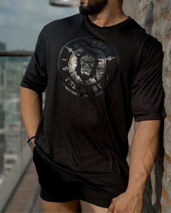 UB SIGNATURE OVERSIZED TEE-BLACK ON BLACK – 2