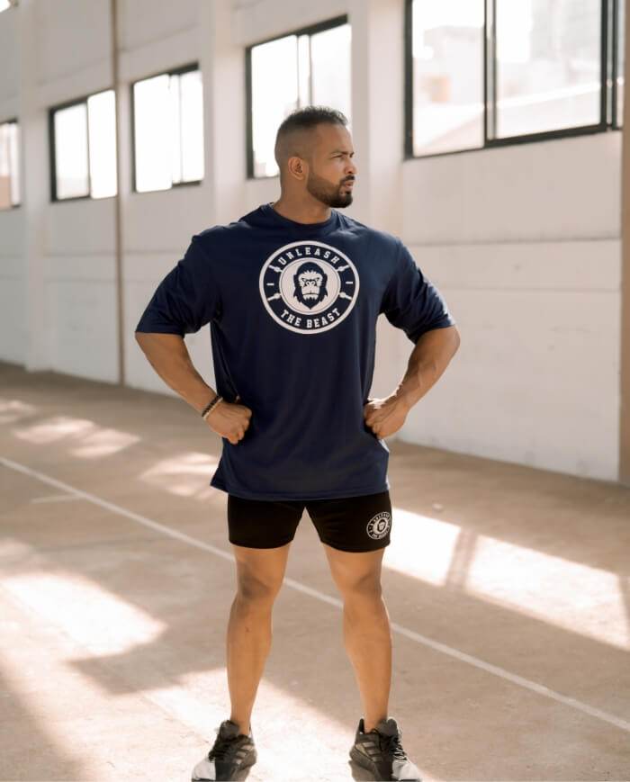Ub Signature UB SIGNATURE OVERSIZED TEE-NAVY BLUE – TGAS