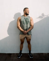 TGAS OLIVE GREEN TANK 1