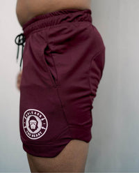 TGAS UB 360 SHORTS &#8211; DARK BURGUNDY 2