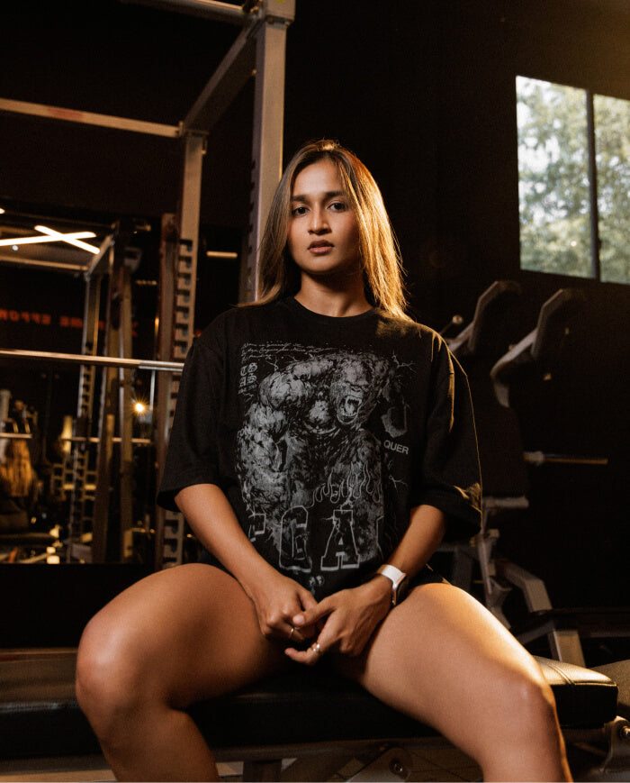 CONQUER- OVERSIZED TEE