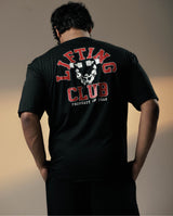 LIFTING CLUB HERITAGE - BLACK OVERSIZED TEE