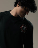 LIFTING CLUB HERITAGE - BLACK OVERSIZED TEE