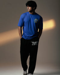 LIFTING CLUB HERITAGE - BLUE OVERSIZED TEE