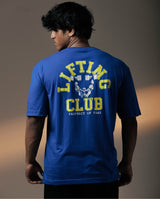 LIFTING CLUB HERITAGE - BLUE OVERSIZED TEE