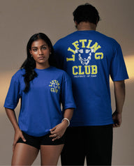 LIFTING CLUB HERITAGE - BLUE OVERSIZED TEE