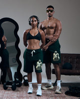 RELAXED SHORTS – FOREST GREEN