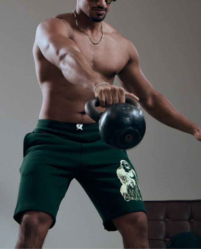 RELAXED SHORTS – FOREST GREEN