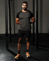 FLEX TEE - ASH BLACK