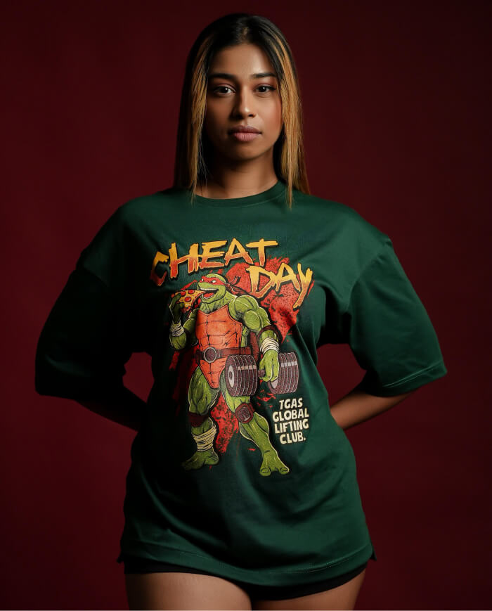 TOON SERIES - CHEAT DAY OVERSIZED TEE – TGAS